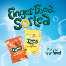 Load image into Gallery viewer, Organix Banana Weaning Wands Organic Baby Puffs 25g 6 months+