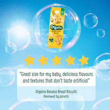 Load image into Gallery viewer, Organix Banana Bread Biscuits Toddler Snacks 135g 12 months+