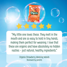 Load image into Gallery viewer, Organix Banana Weaning Wands Organic Baby Puffs 25g 6 months+