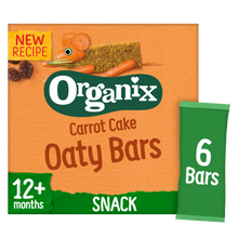 Load image into Gallery viewer, Carrot Cake Organic Soft Oat Snack Bars Multipack Case 6x(6x23g)
