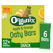Load image into Gallery viewer, Apple & Orange Organic Soft Oat Snack Bars Multipack Case 6x(6x23g)