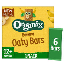 Load image into Gallery viewer, Organix Banana Organic Soft Oat Snack Bars Multipack Case 6x(6x23g)