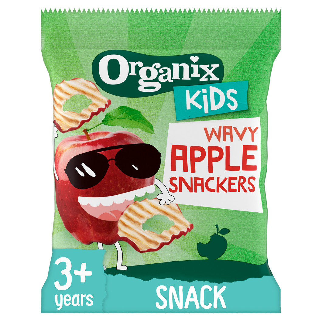 Organix KIDS Wavy Apple Snackers Case (5x15g)
