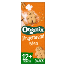 Load image into Gallery viewer, Organix Gingerbread Men Biscuits Toddler Snacks 135g 12 months+