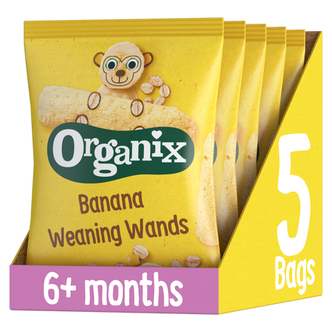 Organix Banana Weaning Wands Case
