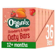 Load image into Gallery viewer, Strawberry & Apple Organic Soft Oat Snack Bars Multipack Case