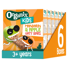 Load image into Gallery viewer, Organix KIDS Marvellous Mandarin & Apple Oaty Bars Multipack Case