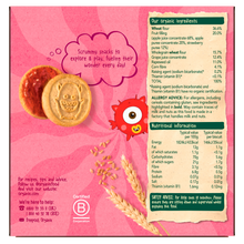 Load image into Gallery viewer, Organix Jammie Monsters Biscuits Toddler Snacks Multipack 8x8g 18 months+