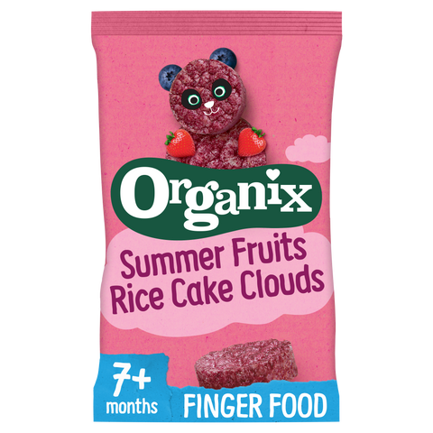 Organix Summer Fruits Rice Cake Clouds 40g