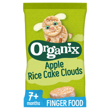 Load image into Gallery viewer, Organix Apple Rice Cake Clouds Organic Baby Snacks 40g 7 months+