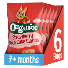 Load image into Gallery viewer, Organix Strawberry Rice Cake Clouds Case