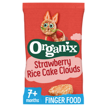 Load image into Gallery viewer, Organix Strawberry Rice Cake Clouds 40g
