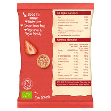 Load image into Gallery viewer, Organix Strawberry Rice Cake Clouds Organic Baby Snacks 40g 7 months+