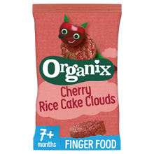 Load image into Gallery viewer, Organix Cherry Rice Cake Clouds 40g
