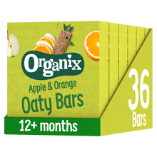 Load image into Gallery viewer, Apple & Orange Organic Soft Oat Snack Bars Multipack Case 6x(6x23g)