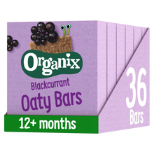 Load image into Gallery viewer, Blackcurrant Organic Soft Oat Snack Bars Multipack Case 6x(6x23g)