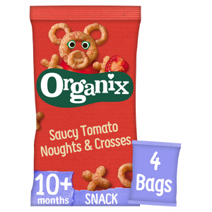 Saucy Tomato Noughts & Crosses Corn Puffs Multipack