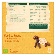 Load image into Gallery viewer, Organix Banana & Date Fruit Bars Toddler Snacks Multipack 6x17g 12 months+