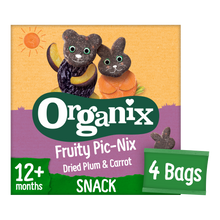 Load image into Gallery viewer, Organix Fruity Pic-Nix Dried Plum &amp; Carrot 238g (4x17g)
