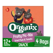 Load image into Gallery viewer, Organix Fruity Pic-Nix Dried Plum &amp; Tomato 238g (4x17g)
