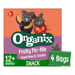 Organix Fruity Pic-Nix Dried Plum & Tomato 238g (4x17g)