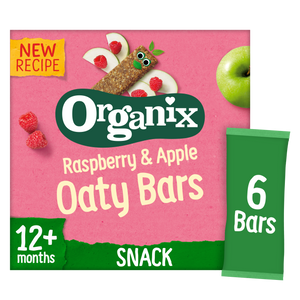 Organix Raspberry & Apple Organic Soft Oat Snack Bars Multipack