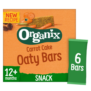 Organix Carrot Cake Organic Soft Oat Snack Bars Multipack