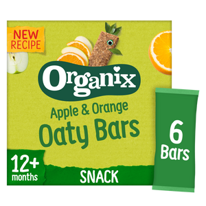 Organix Apple & Orange Organic Soft Oat Snack Bars Multipack