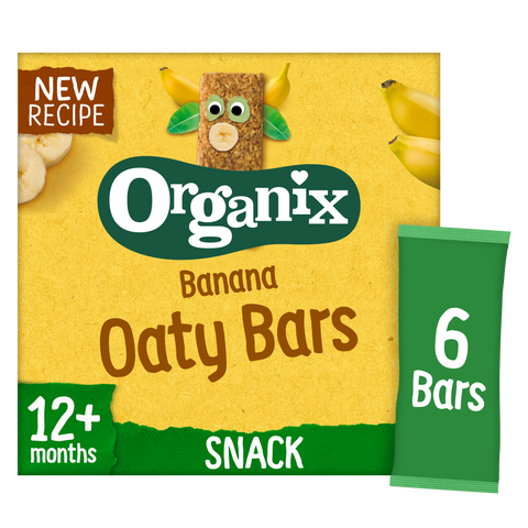Organix Banana Organic Soft Oat Snack Bars Multipack