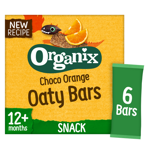 Organix Choco Orange Organic Soft Oat Snack Bars Multipack