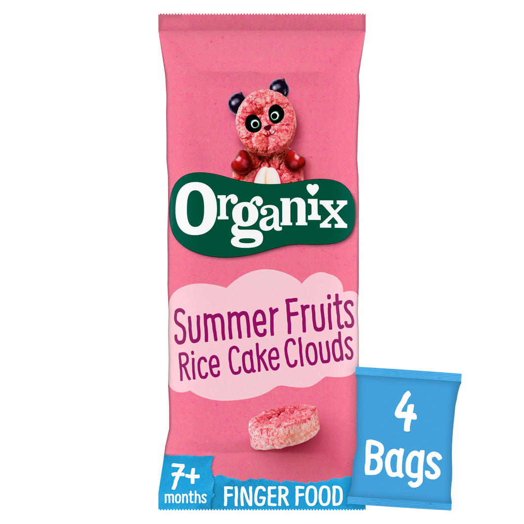 Summer Fruits Rice Cake Clouds Multipack (4x18g)