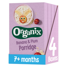 Load image into Gallery viewer, Banana &amp; Plum Baby Porridge Case (4x200g)
