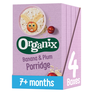 Banana & Plum Baby Porridge Case (4x200g)