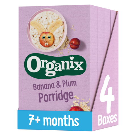 Banana & Plum Baby Porridge Case (4x200g)