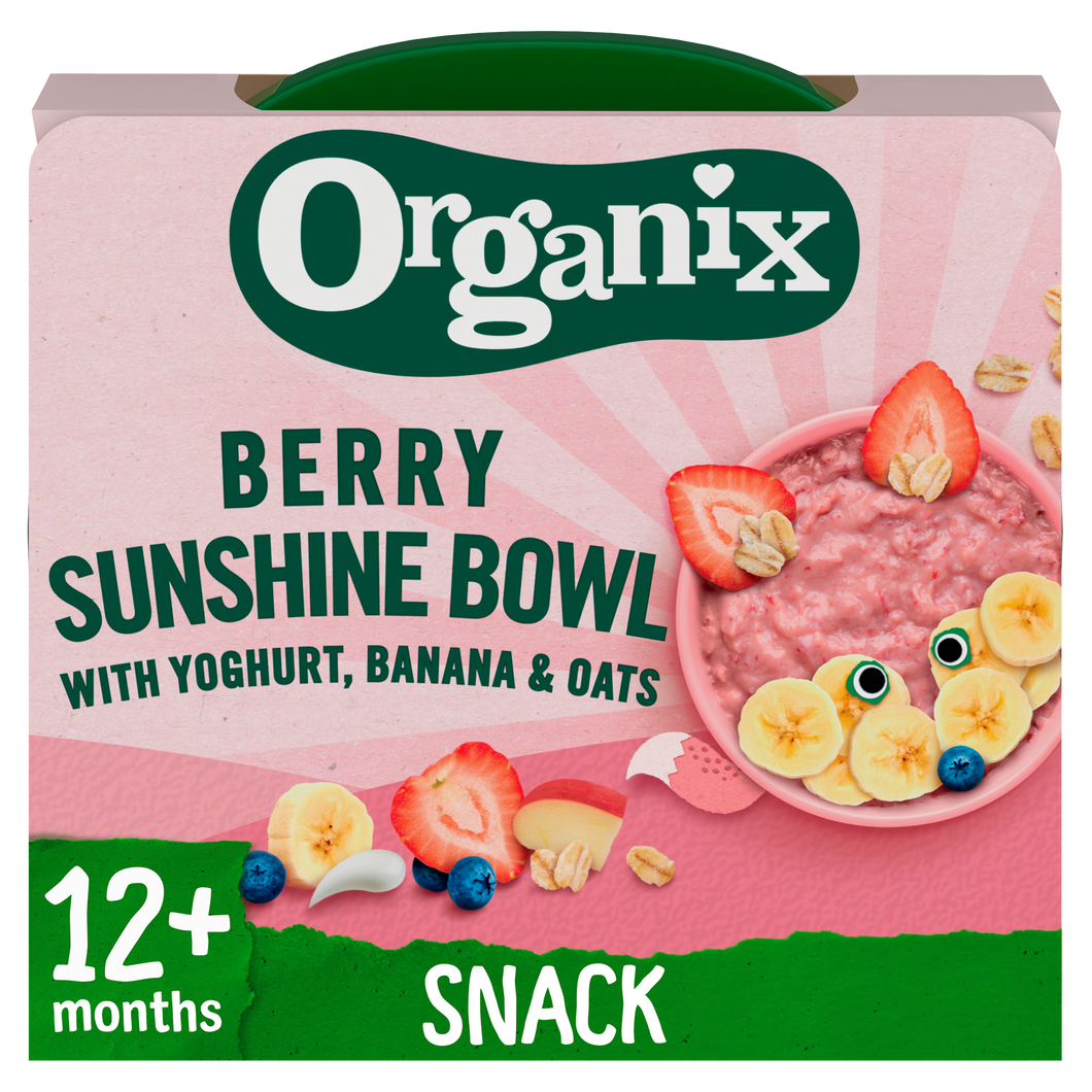 Berry Sunshine Bowl With Yoghurt, Banana & Oats (120g)
