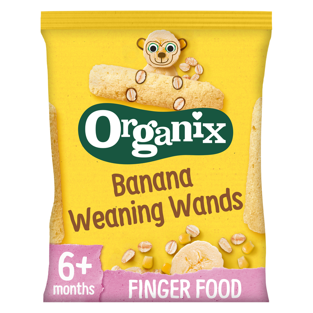 Organix Banana Weaning Wands 25g