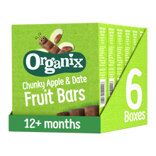 Load image into Gallery viewer, Apple &amp; Date Chunky Fruit Bars Multipack Case
