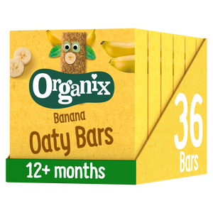 Organix Banana Organic Soft Oat Snack Bars Multipack Case 6x(6x23g)