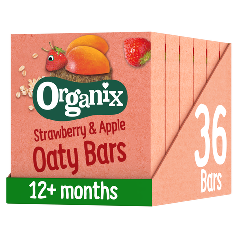 Strawberry & Apple Organic Soft Oat Snack Bars Multipack Case