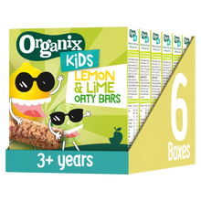 Load image into Gallery viewer, Organix KIDS Luscious Lemon &amp; Lime Oaty Bars Multipack Case
