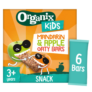 Organix KIDS Marvellous Mandarin & Apple Oaty Bars (6x23g)