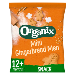 Organix Mini Gingerbread Men Organic Toddler Snack Biscuits 20g