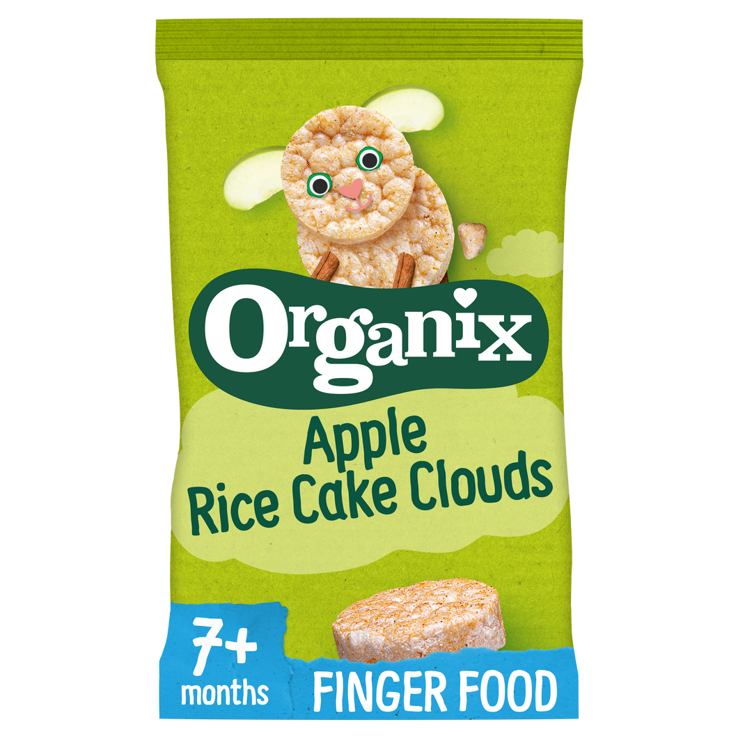 Organix Apple Rice Cake Clouds 40g