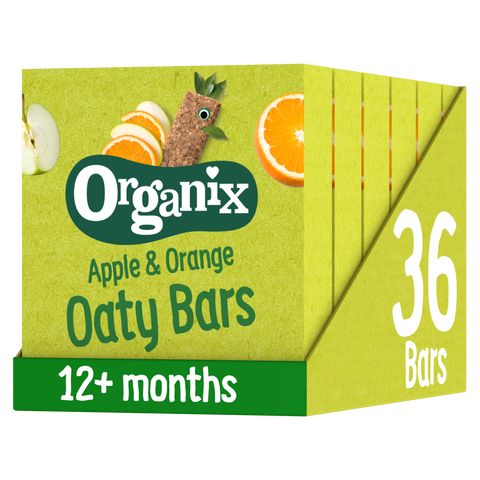 Apple & Orange Organic Soft Oat Snack Bars Multipack Case 6x(6x23g)