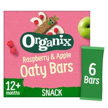 Load image into Gallery viewer, Raspberry &amp; Apple Soft Oaty Bars (6 pack)
