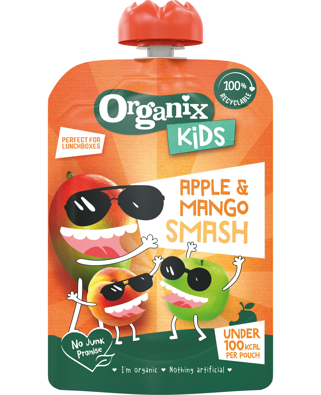 Organix KIDS Mango & Apple Smash Pouch 100g