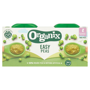 Organix Easy Peas (2x100g)
