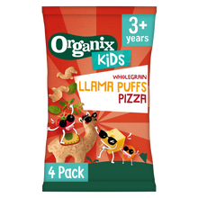Load image into Gallery viewer, Organix KIDS Wholegrain Llama Puffs - Pizza Multipack Case
