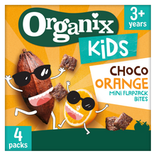 Load image into Gallery viewer, Organix KIDS Crazy Choco Orange Mini Flapjack Bites Multipack Case
