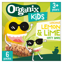 Load image into Gallery viewer, Organix KIDS Luscious Lemon &amp; Lime Oaty Bars Multipack Case
